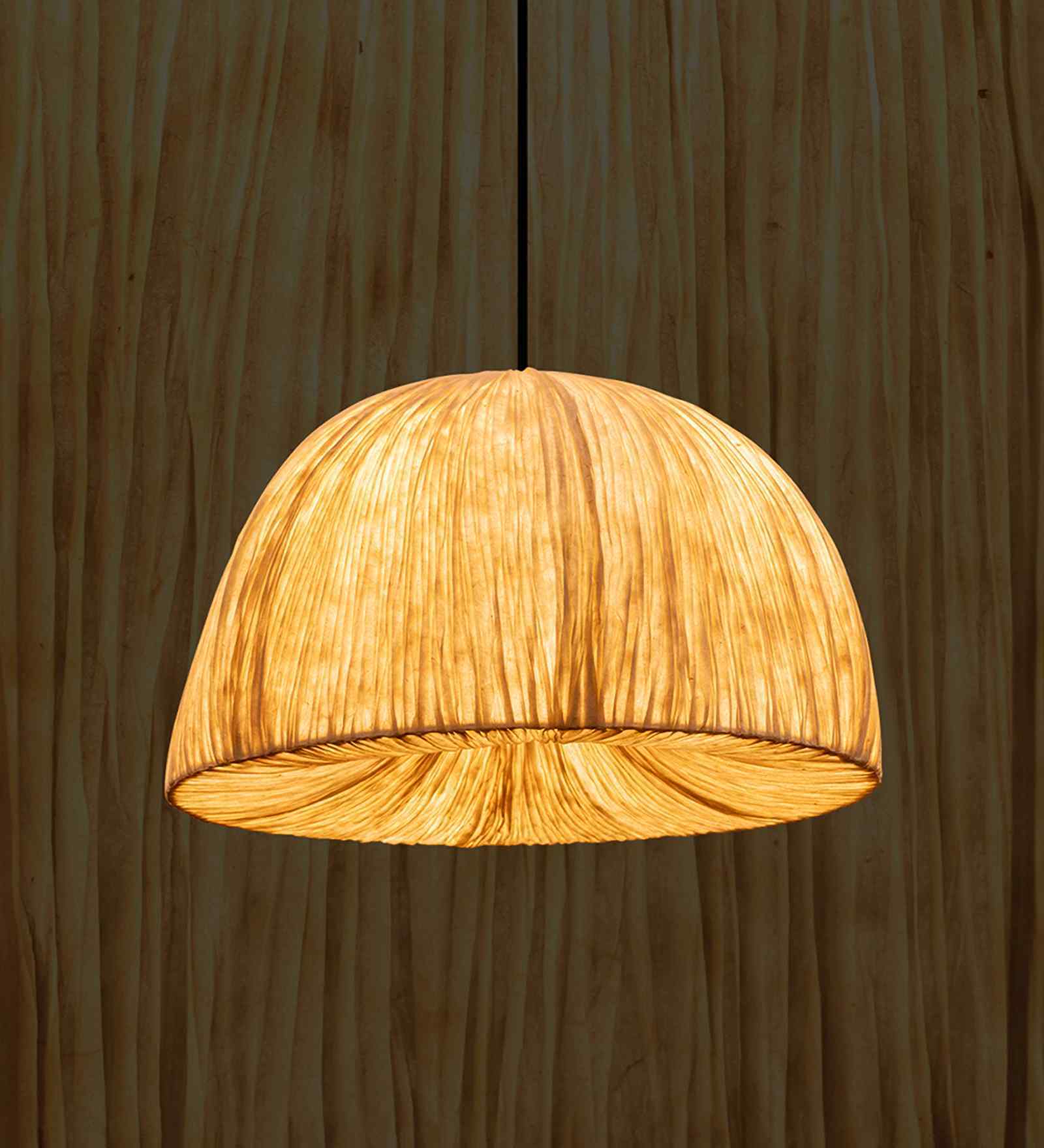 ORONYO-URVI  | Handcrafted Pendant Lamp | E27 holder } with Bulb | RIPPL Lighting